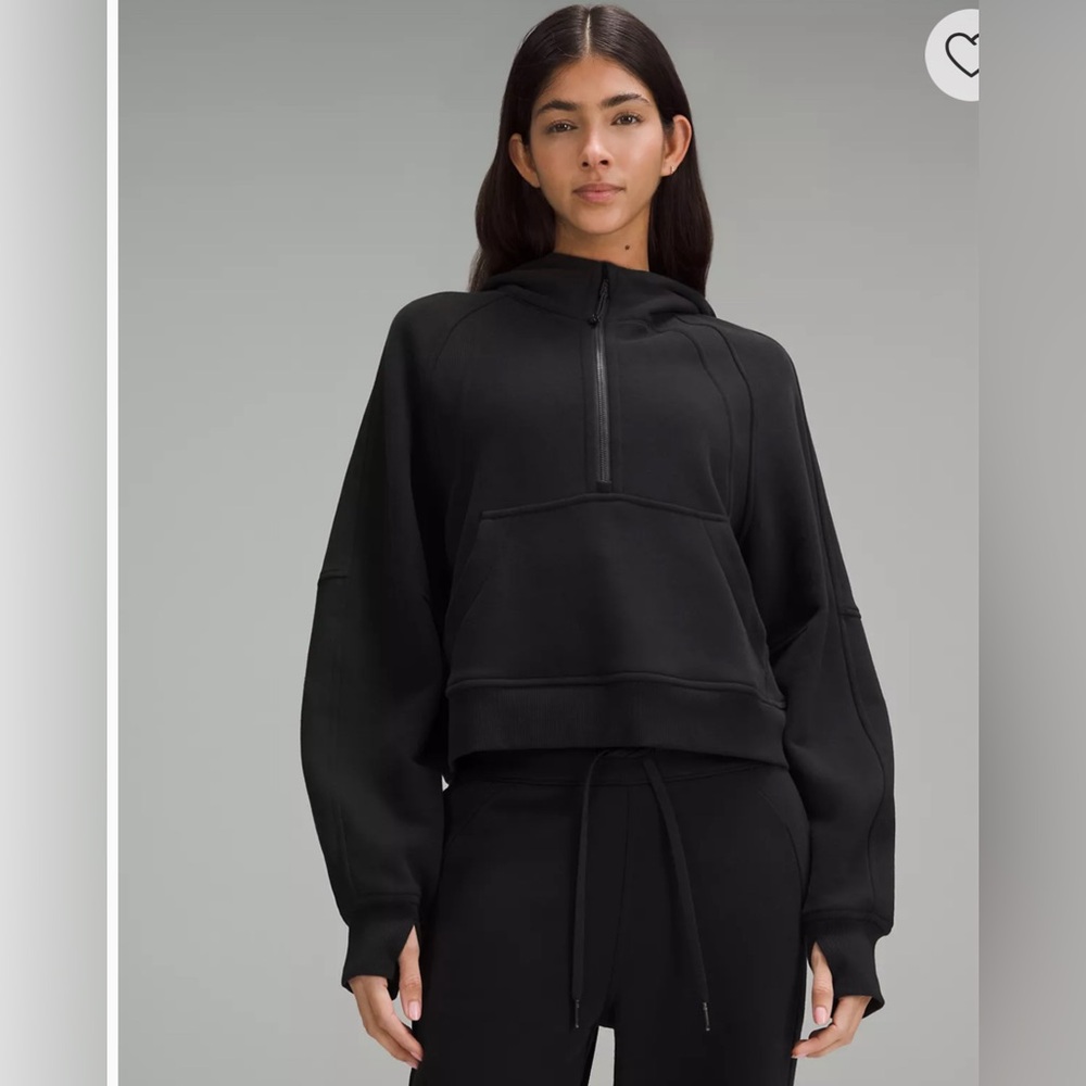 Scuba Oversized Half-Zip Hoodie